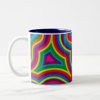 Swirly Shades of Colour Mug mug