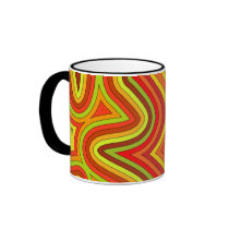 Swirly Shades of Warmth Mug mugs