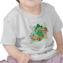 Swirly Shamrocks St. Patrick's Day t-shirts by greenbaby Swirly Shamrocks St. Patrick's Day t-shirts