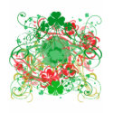Swirly Shamrocks St. Patrick's Day t-shirts by greenbaby Swirly Shamrocks St. Patrick's Day t-shirts