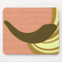 Swirly Shofar Mousepad