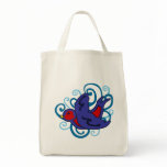 Swirly Swallow Tote Bags