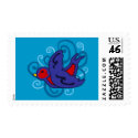Swirly Swallow postage