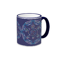Swirly Turtle Mugs