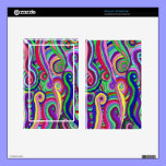 Swirly Waves Kindle Fire Skin skins