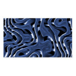 Swiryly Blue Chrome Abstract Art Business Card