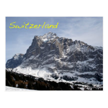 Swiss Alps Post Card