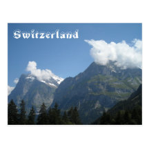 Swiss Alps Postcard