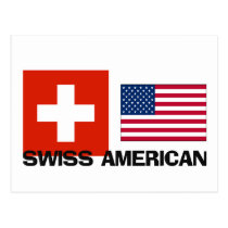 Swiss American postcards