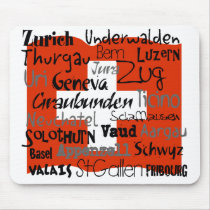 Swiss Cantons Mousepad