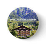 Swiss chalet pin