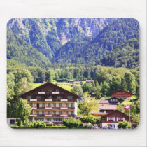 Swiss chalet mousepads