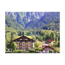 Swiss chalet postcards