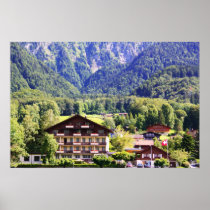 Swiss chalet posters