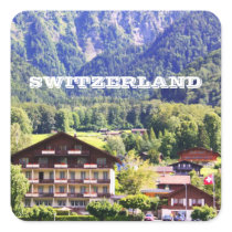 Swiss chalet stickers
