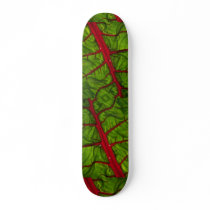 Swiss chard texture skate board deck
