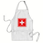 Swiss Chef's Apron - Perfect for Fondu Evenings