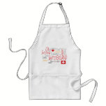 Swiss Chef's Cheese and Fondue I Love Switzerland aprons