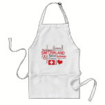 Swiss Chef's Cheese and Fondue I Love Switzerland aprons