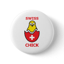 Swiss Chick Button