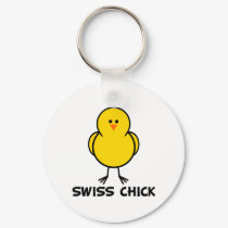 Swiss Chick keychains by chicktshirts8 Swiss Chick keychains