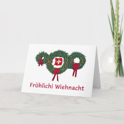 Swiss Christmas 2 Greeting Card