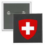 Swiss Coat of Arms - Switzerland Souvenir Button