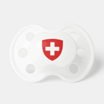 Swiss Coat of Arms - Switzerland Souvenir Pacifier