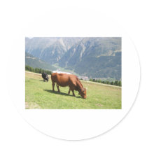 Swiss Cow stickers