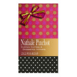 Swiss Dots &amp; Bows - all purpose, gift tag Business Card Templates