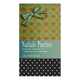 Swiss Dots & Bows - all purpose, gift tag profilecard
