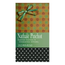 Swiss Dots & Bows - all purpose, gift tag profilecard