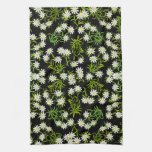 Swiss Edelweiss Alpine Flowers Kitchen Towel