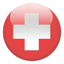Swiss Flag 2.0 stickers