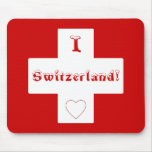 Swiss flag mouse mat