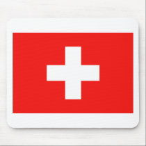 Swiss Flag mousepads