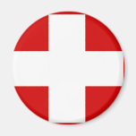 Swiss Flag T-shirts and Gifts Magnets