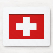 Swiss Flag T-shirts and Gifts mousepads by flagshirts Swiss Flag T-shirts and Gifts mousepads