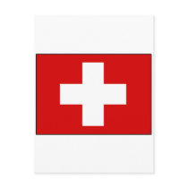 Swiss Flag T-shirts and Gifts postcards