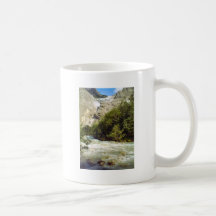 Swiss glacier and meltwater river mugs