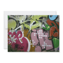 Swiss Graffiti Custom Invites