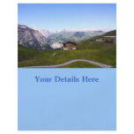 Swiss house and alps flyers