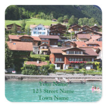Swiss houses stickers