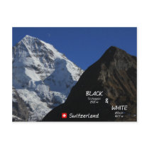 Swiss Mountains, Swiss of mountains, monk Post Cards
