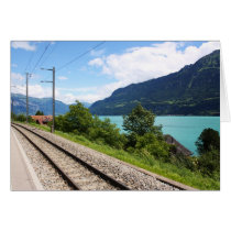 Swiss railway track cards