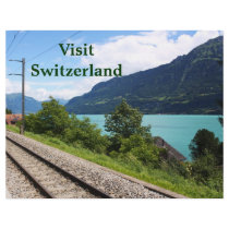 Swiss railway track flyers