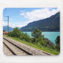 Swiss railway track mousepads