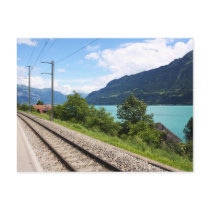 Swiss railway track postcards