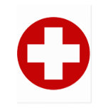 Swiss Red Cross Emergency Roundell Postcards
