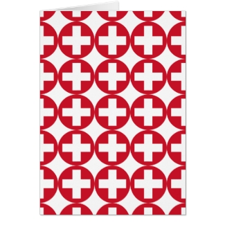 Swiss Roundel Gretting Card